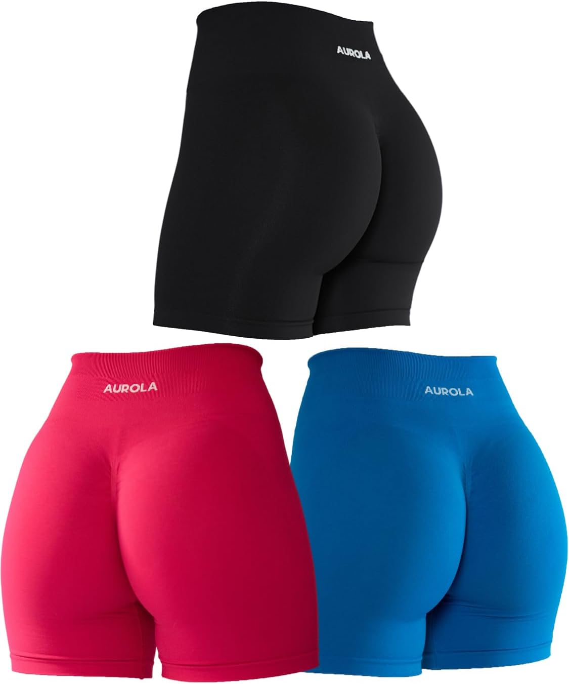 AUROLA Intensify Workout Shorts for Women - Seamless Gym Shorts