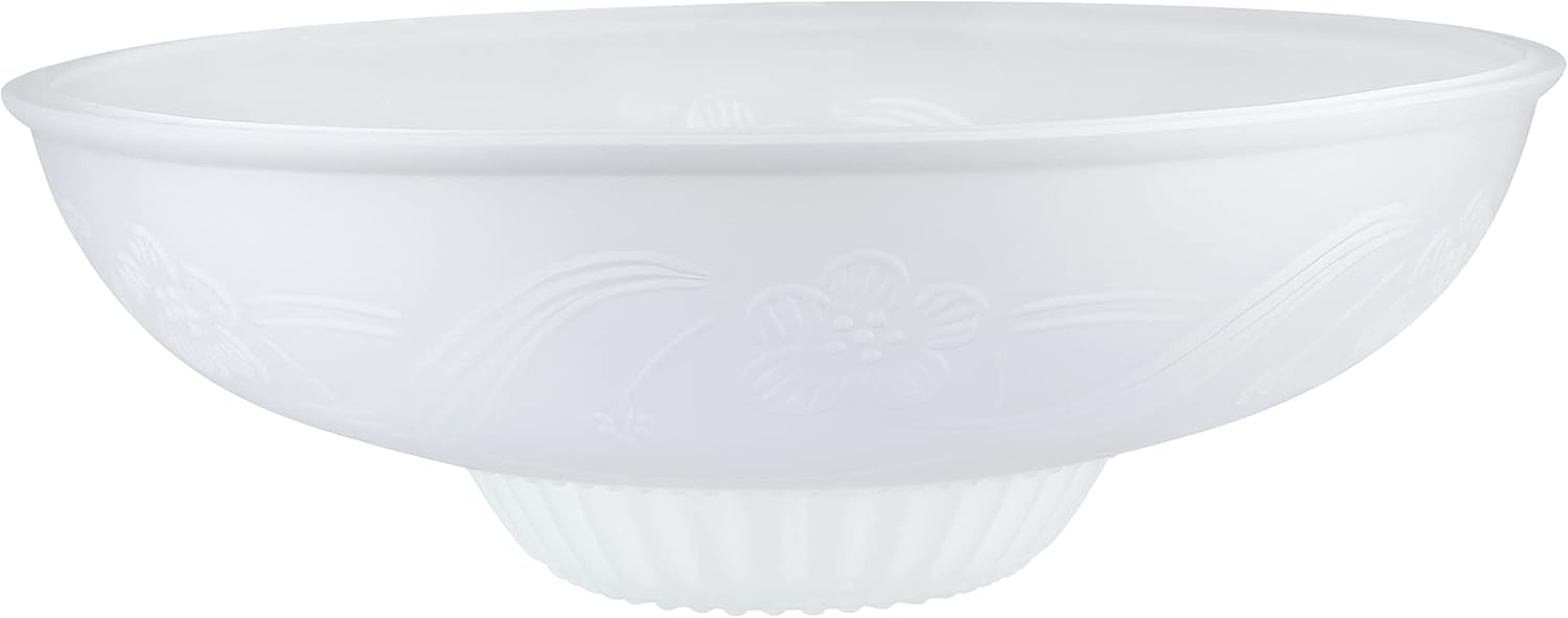Frosted Transitional Style Replacement Glass Shade for Lamps