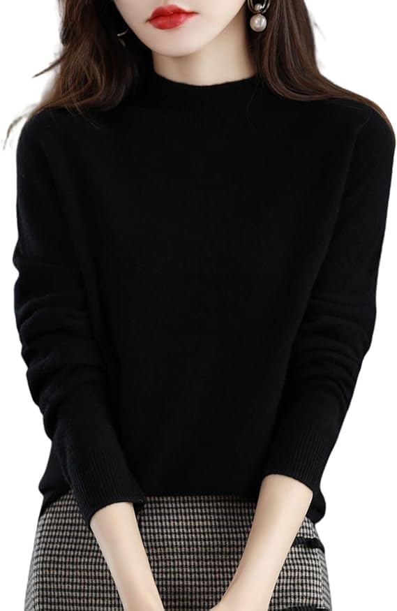 Cashmere Sweaters for Women, Soft Warm Pullover Knit Jumpers