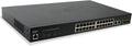24-Port Gigabit PoE+ Managed Switch with 2 Ethernet & 2 SFP Uplinks