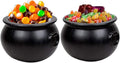 PMU Large Halloween Cauldron 12 in - Durable Black Witch Cauldron