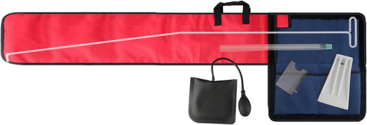 55 Inch Long Reach Tools Kit for Car with J-Hook and Wedges