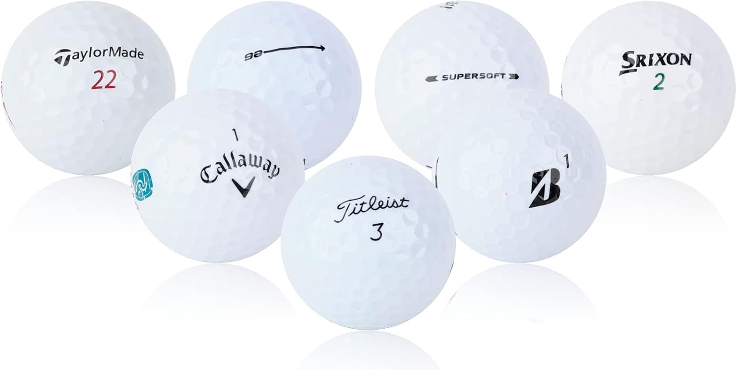 Premium Recycled Golf Balls Mix - 48 Pro Line Used Balls