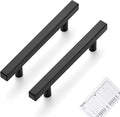 Matte Black Cabinet Pulls 3-3/4 in Hole Center - Pack of 30