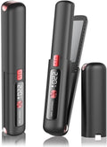 Cordless Hair Straightener and Curler 2 in 1 Mini Portable