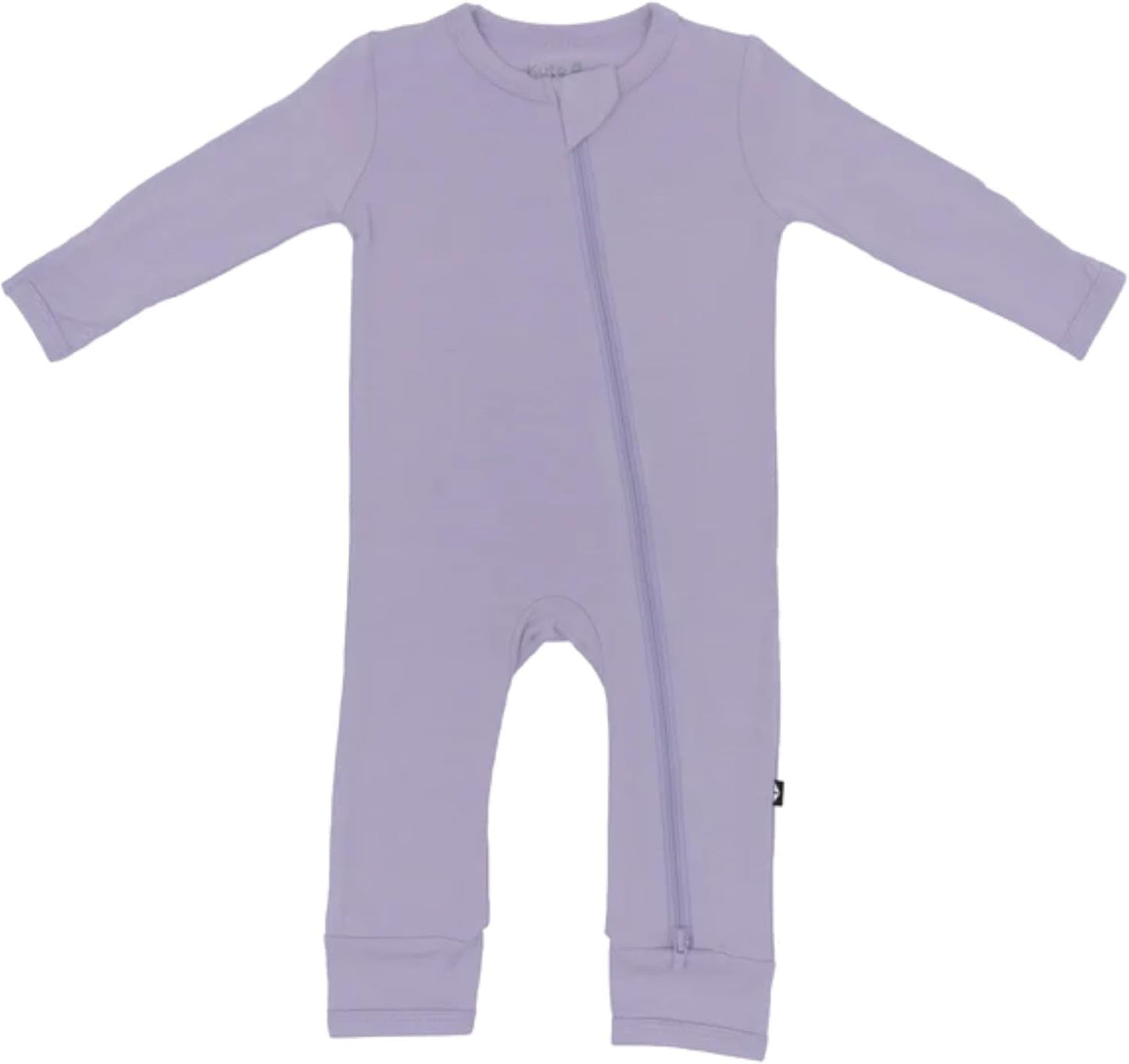 KYTE BABY Unisex Rayon Bamboo Zippered Rompers for Infants