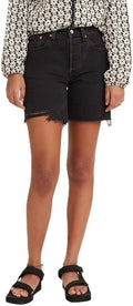 Levi's Women's Premium 501 Mid Thigh Short - Timeless High Rise Fit