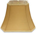 Rectangle Cut Designer Bell Shade, Spider Fitter - Antique Gold