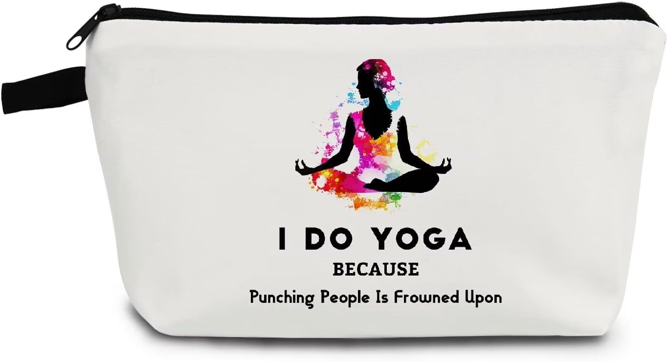 YULUENZE Yoga Makeup Bag - Zen Gift for Yogis