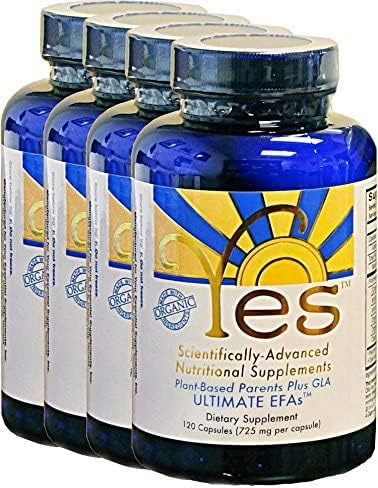 YES Omega 3 & 6 Plant-Based Supplements for Heart and Skin