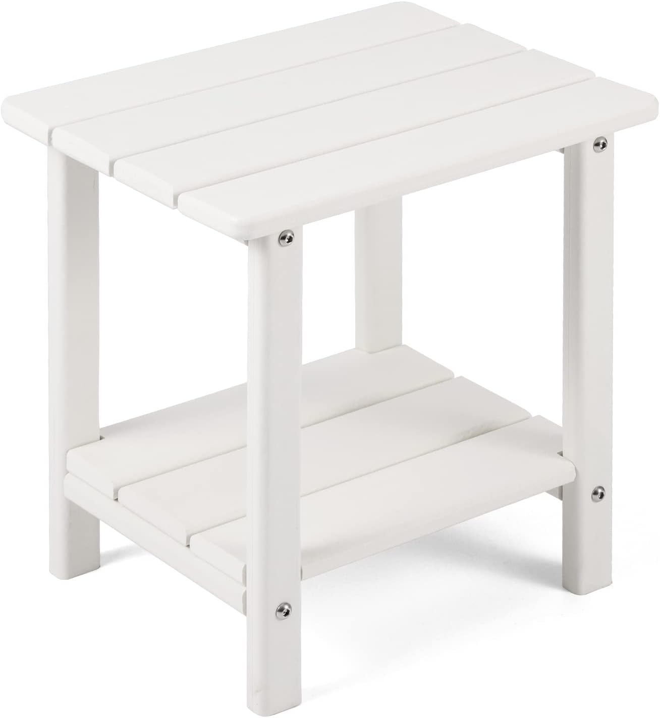 Adirondack Outdoor Side Table - 2-Tier Weather Resistant Design