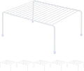 Set of 6 Kitchen Cabinet Storage Shelf Rack - Maximize Cabinet Space
