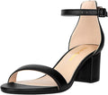 Womens Strappy Chunky Block Low Heeled Sandals 2 in - Classic Open Toe