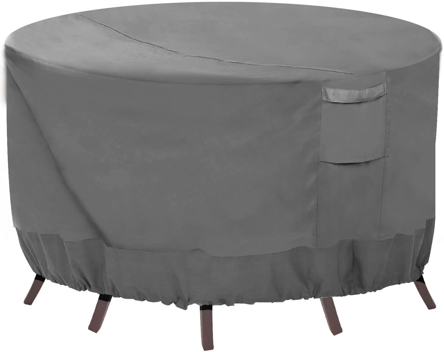 Vailge Round Patio Furniture Covers - Waterproof Table Chair Set