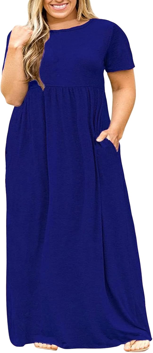 Plus Size Maxi Dresses for Curvy Women - Casual Summer Style