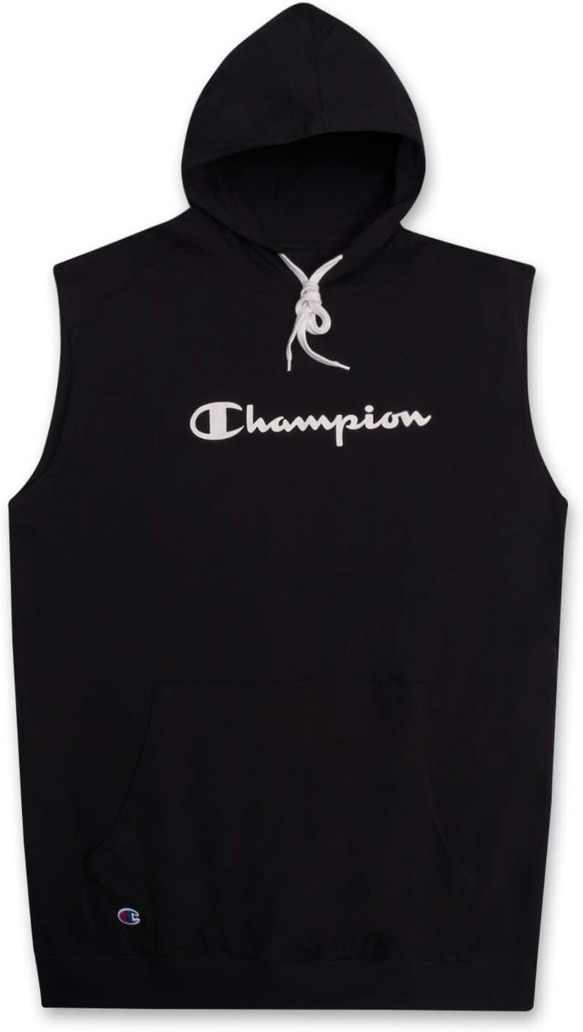Champion Sleeveless Hoodies: Big & Tall Performance