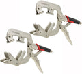 Welding Pipe Plier Clamp with Large V-Pads - Fast Release Locking
