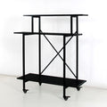Zhongma 3 Tier Sturdy Plant Stand with Wheels - Heavy Duty Mobile Rack
