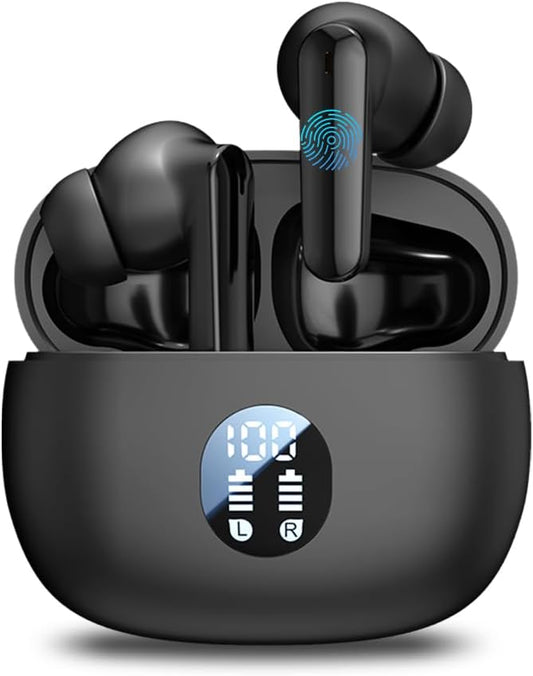 Yeabomy Wireless Earbuds: 48H Playtime, Deep Bass
