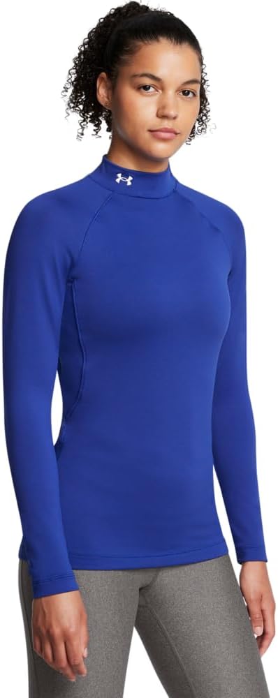 Under Armour Women's ColdGear Authentics Mock Neck for Comfort
