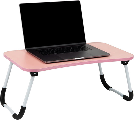 Portable Pink Lap Desk: Bed, Couch, Stand - 23.25 x 13.75 - Mind Reader