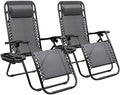 Zero Gravity Patio Lounge Chair Set of 2 - Comfortable Outdoor