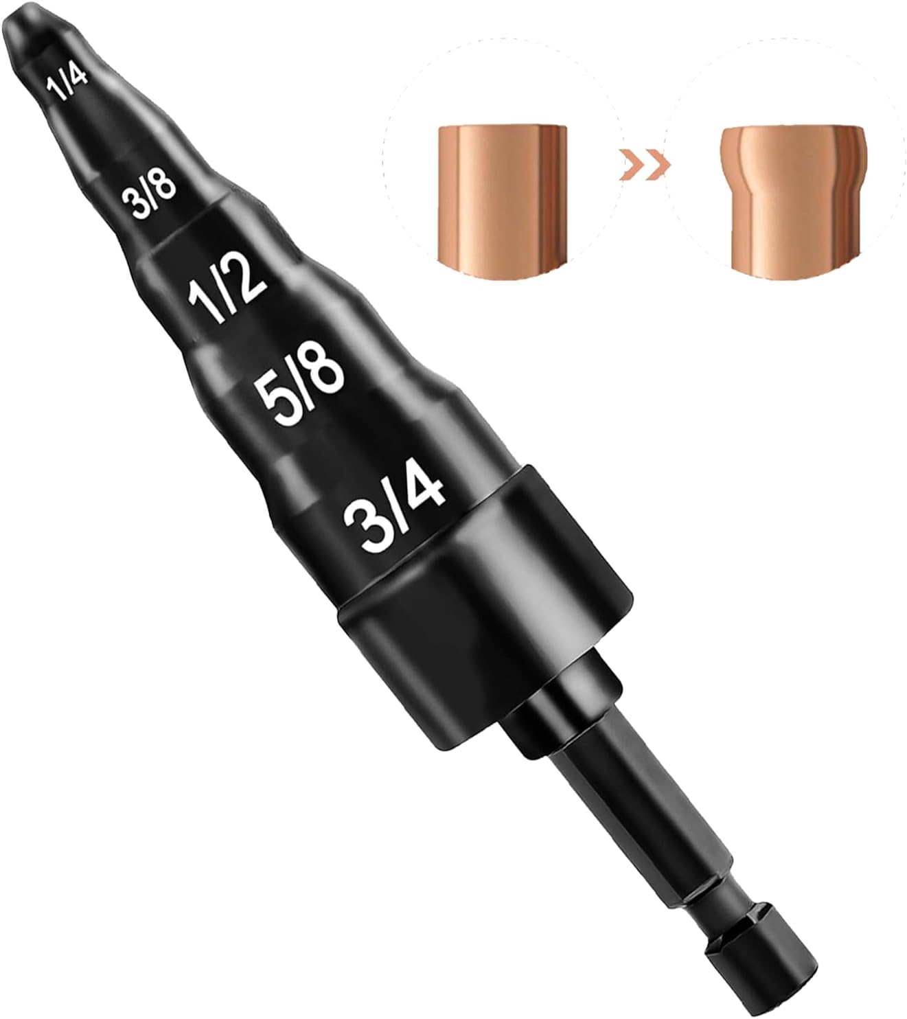 5-in-1 HVAC Copper Pipe Swaging Tool Set