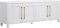 Henn&Hart 80 White TV Stand - Room Upgrade!