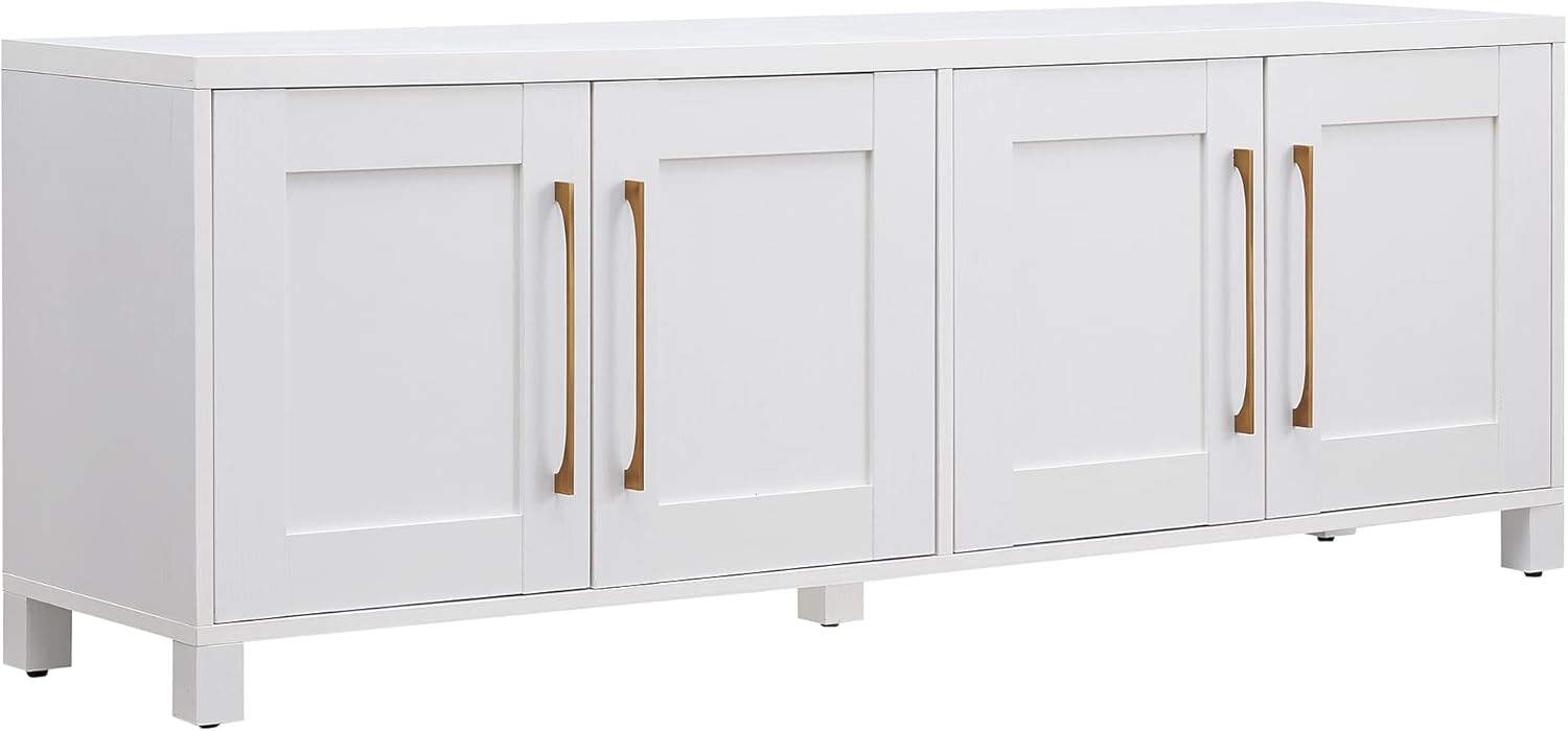 Henn&Hart 80 White TV Stand - Room Upgrade!