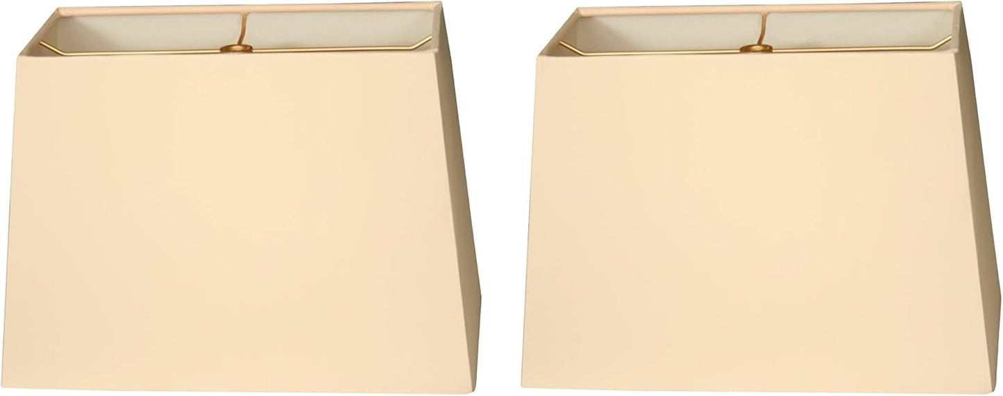 Rectangle Hardback Lamp Shade Set for Modern Home Decor
