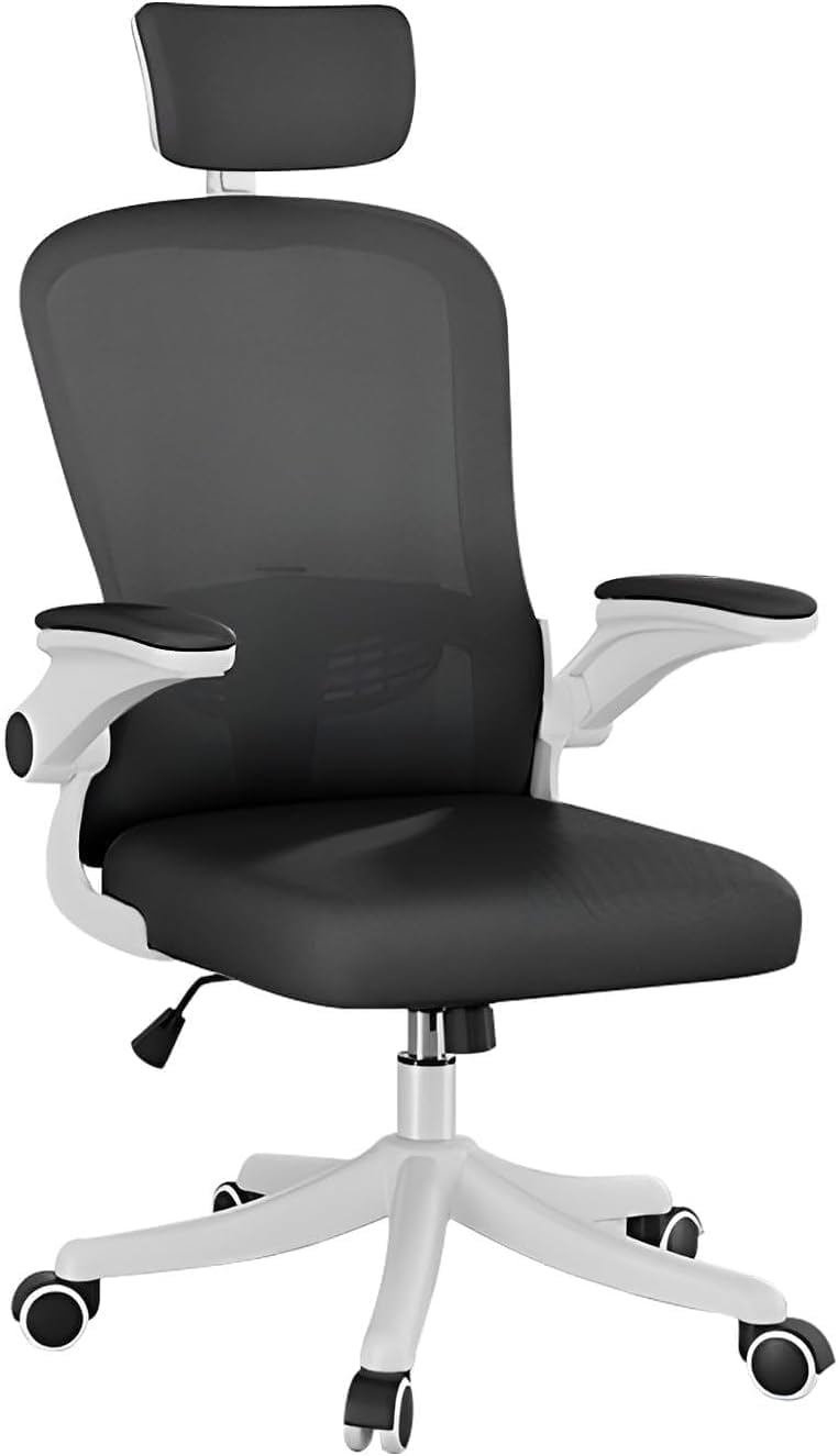 High Back Ergonomic Office Chair with Adjustable Arms - AORTD