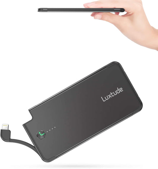 Ultra Slim 5000mAh iPhone Power Bank by Luxtude