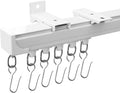 Ceiling Wall Mounted Aluminum Curtain Track 3 ft to 9 ft - Heavy Duty