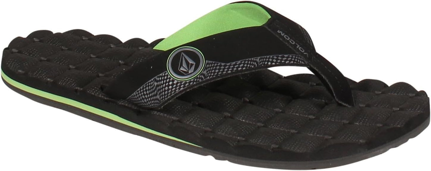 Volcom Men's Recliner Sandal Flip Flop for Ultimate Comfort