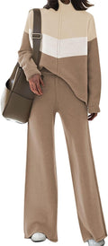 Viottiset Women's 2 Piece Sweater Set Wide Leg Pants - Cozy Chic