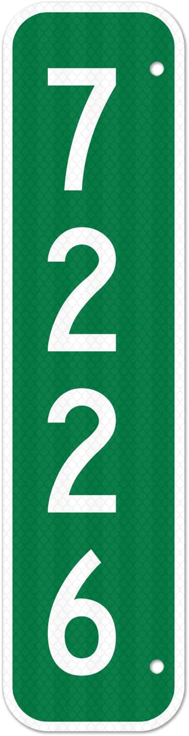 Custom 911 Address Sign for Emergency Situations and More