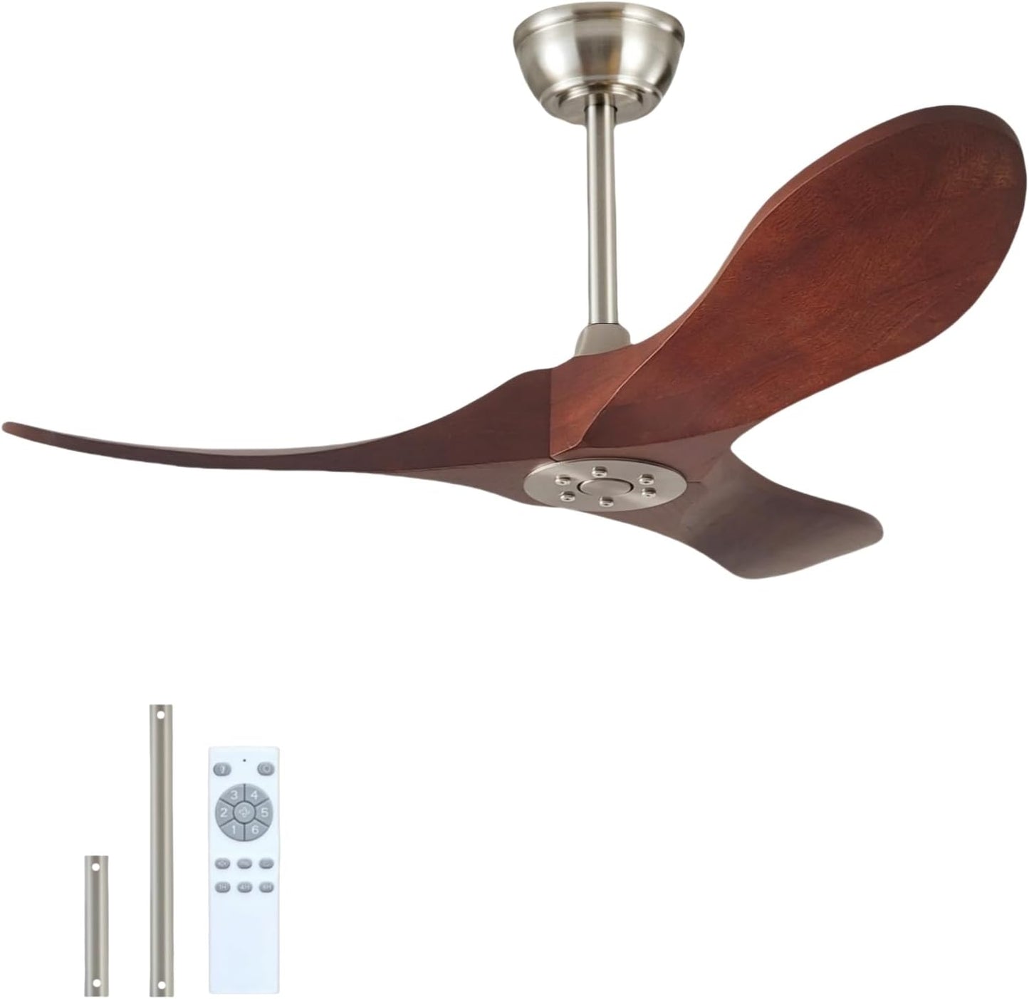 36 Inch Ceiling Fan Without Light Remote Control for Indoor Use