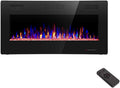 36 in Recessed and Wall Mounted Electric Fireplace - Ultra Thin Low