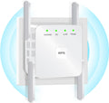WiFi Extender Signal Booster 1200Mbps Dual Band - Wide Home Coverage