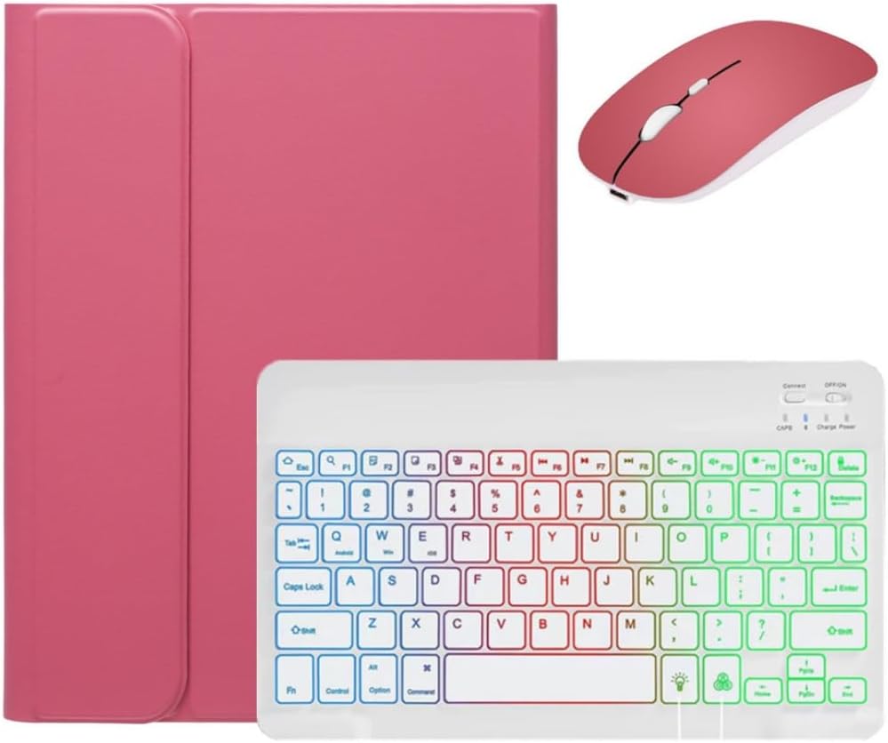 Backlit Keyboard Case for iPad 6th 5th Gen with Mouse