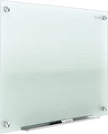 Quartet Frosted Glass Dry Erase Board 3 ft x 2 ft - Frameless Modern