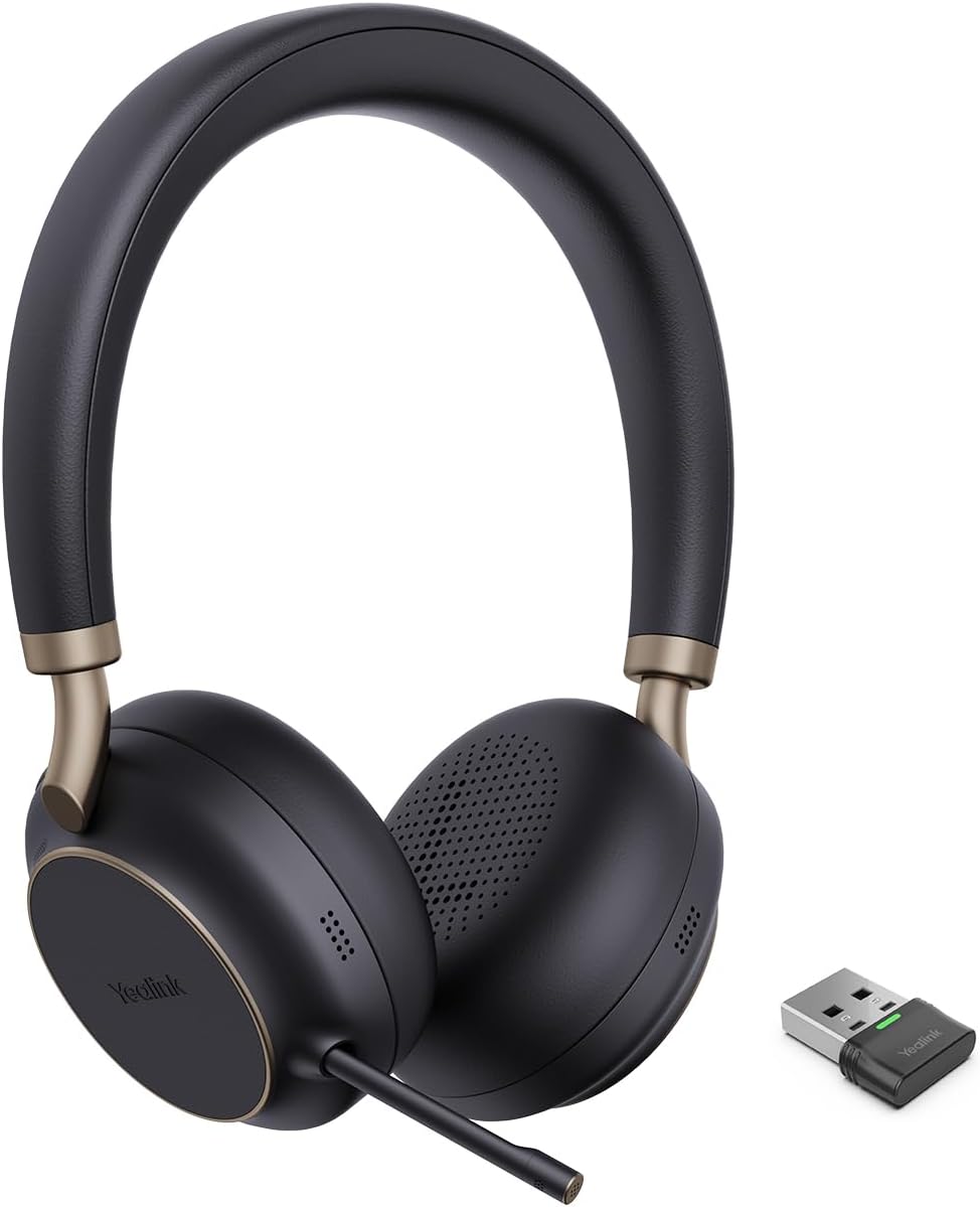 Yealink BH76 UC Wireless Headset with Active Noise Cancelling