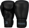 Classic Black/Grey Boxing Gloves - Durable Training Gloves for All