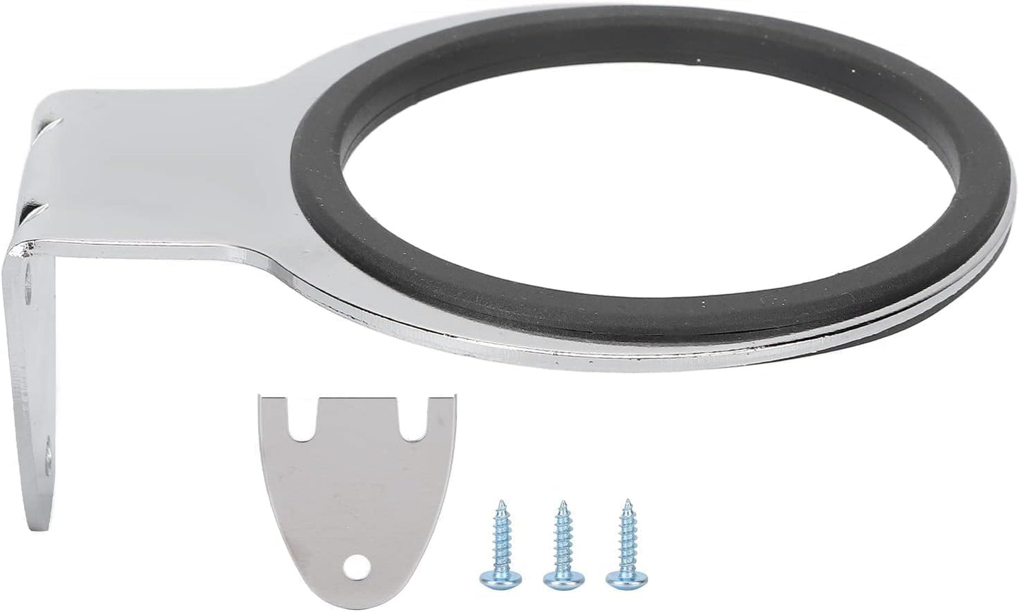 Stainless Steel Wall Mount Hair Dryer Holder - Durable & Stylish