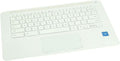 New PTK for HP Chromebook 14-CA021NR Snow White Palmrest Touchpad