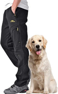 Toomett Men's Hiking Snow Pants - Insulated Water Repellent Fit