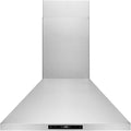 Wall Mount Range Hood 30 in European Style Stainless Steel - Quiet