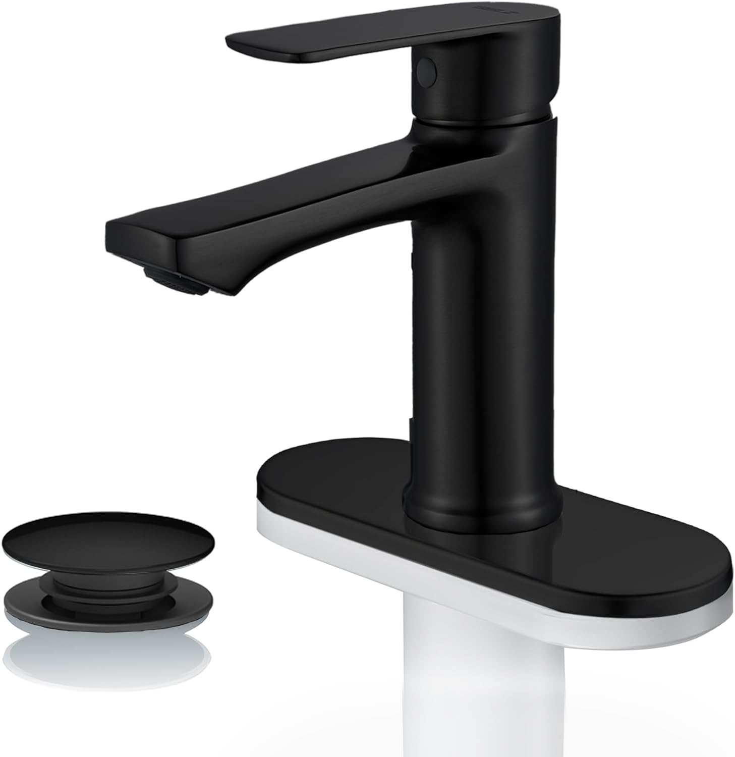 BELZ Matte Black Bathroom Faucet for Modern Sink Installations