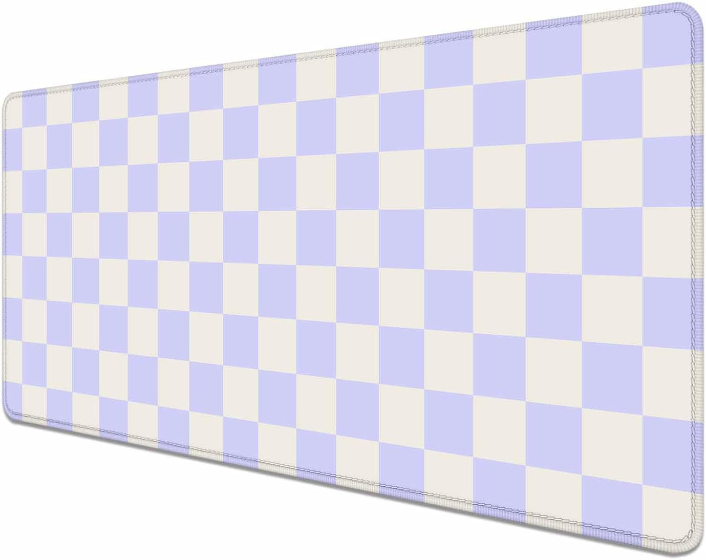 Extra Large Pastel Purple Desk Mat by HUOCAIREN - Office Aesthetic Upgrade