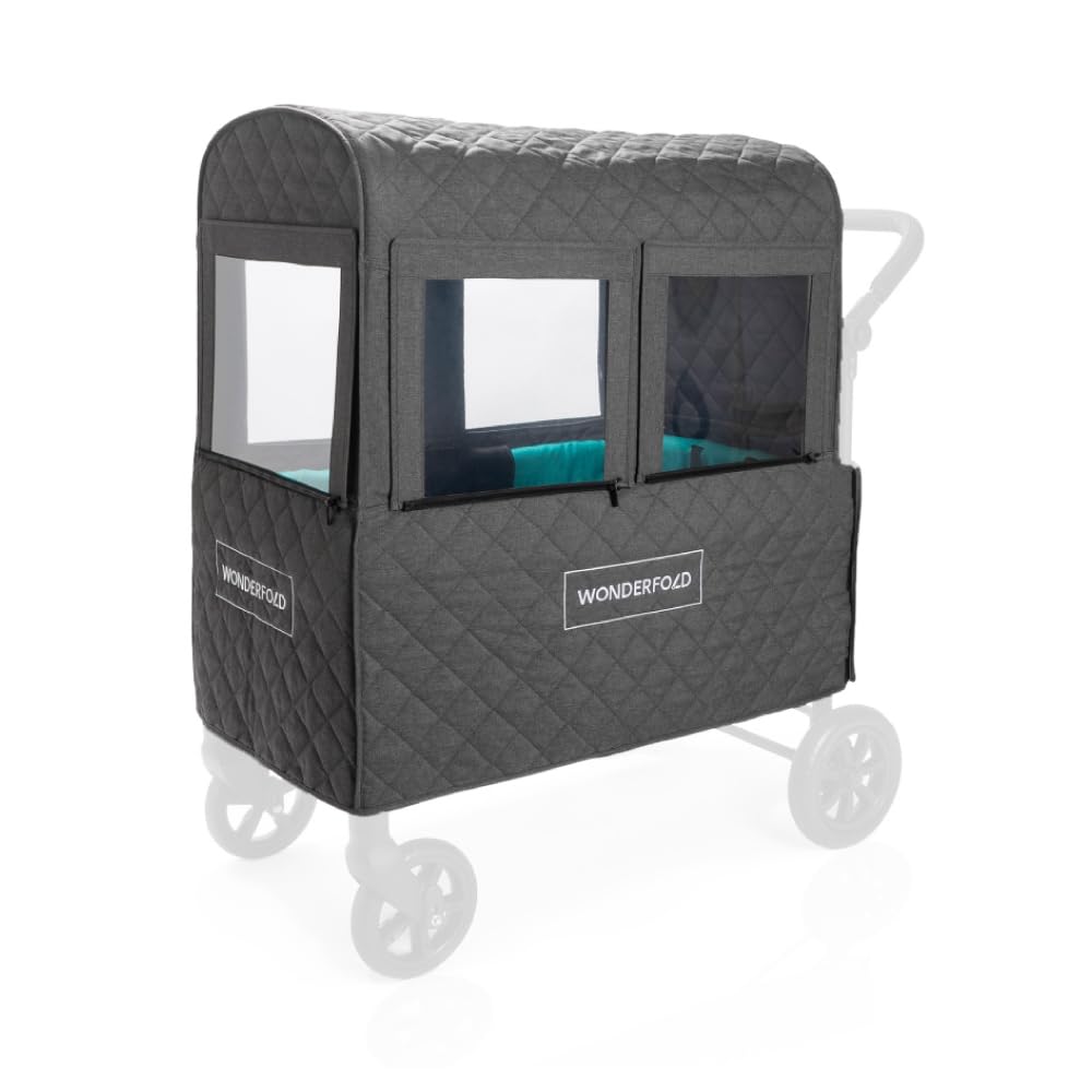 WONDERFOLD Cold Weather Shield Stroller Cover for Winter Comfort
